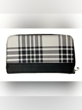 Thirty-One All About the Benjamins Wallet - Buffalo Check